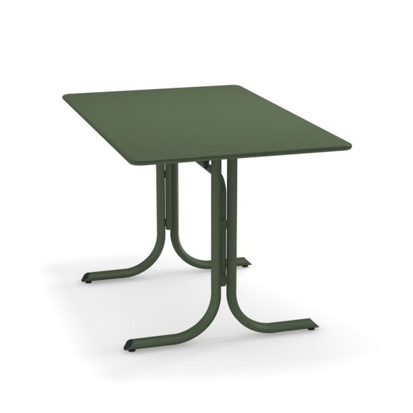 EMU Tisch Mit Abnehmbarer Platte Und Runder Tischkante 76X120