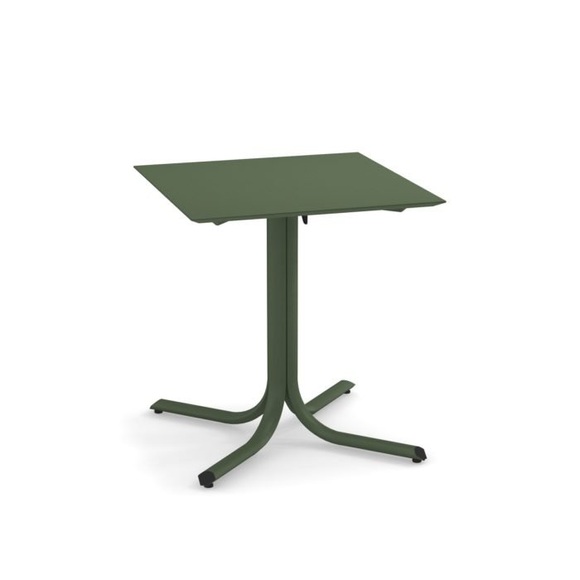 EMU Tisch Mit Abnehmbarer Platte Und Flacher Tischkante 70X70