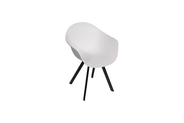 Marposa Ta Stuhl Mit Armlehne Black Powder-Coated