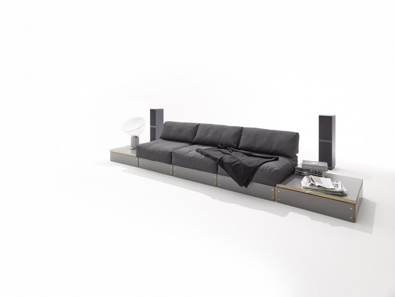 Müller Möbelwerkstätten Sofabank No. 2 Anthrazit
