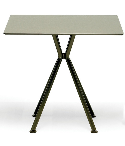 Fischer Möbel Lodge/Nizza Bistrotisch Gestell Aluminium Pulverbeschichtet Anthrazit
