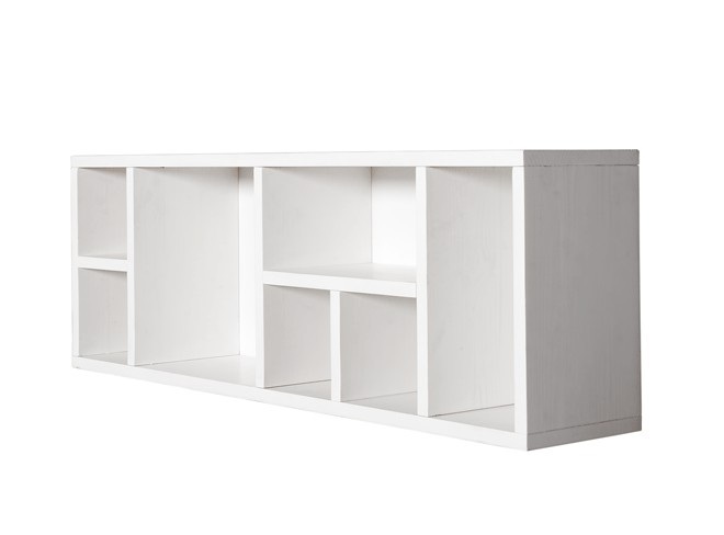 Bopita Wandregal Basic Wood White Wash (exkl . 4 Kisten 168107xx)