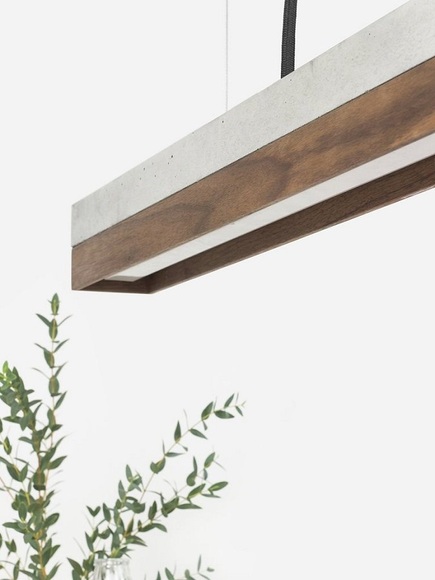 Gantlights C2 Nut Pendelleuchte Walnuss Klein