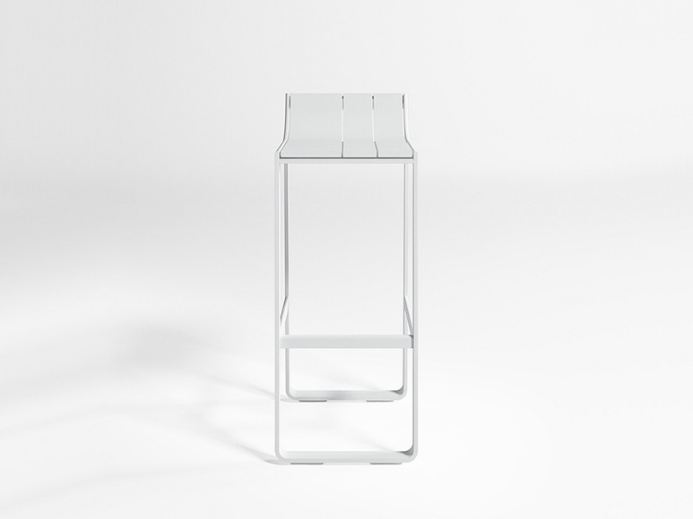 Gandia Blasco Taburete Con Respaldo Hocker mit Rückenlehne Flat