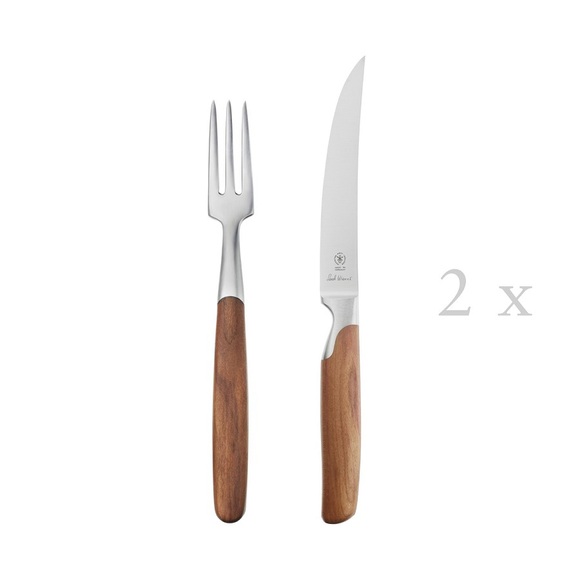 Mono Sarah Wiener - 4tlg. Steak-Set 2 Messer+2 Gabeln