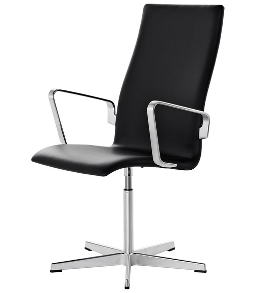 Fritz Hansen OxfordTM Classic 3273C, Armlehnenstuhl, Mittlerer Rücken, Leder