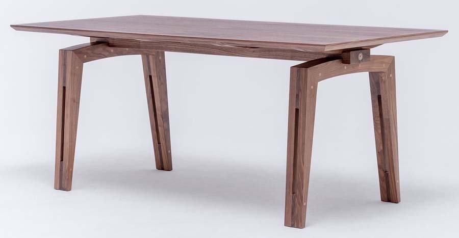 ST Furniture Tamazo Tisch aus Holz Rechteckiger Esstisch aus Holz