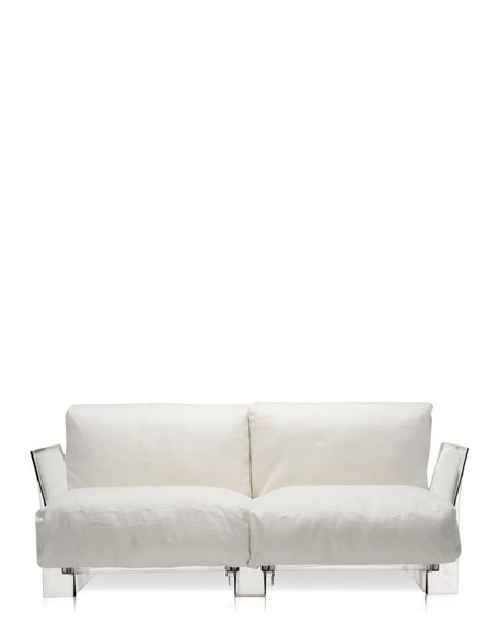 Kartell Pop Zweisitzer Transparent