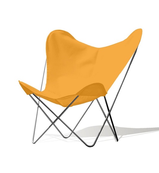 Weinbaums Hardoy Butterfly Chair OUTDOOR Batyline Orange