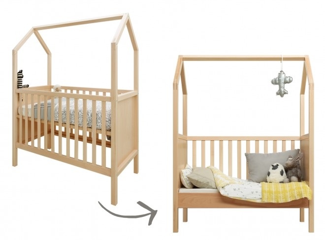 Bopita Bett 60x120 My First House Natur