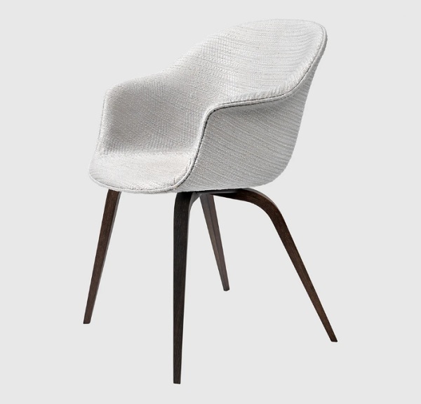 Gubi Bat Dining Chair - Fully Upholstered