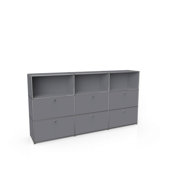Flexcube Regal mit 6 Schubladen / mit 6 Klappen
