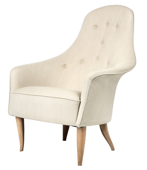 Gubi Adam Chair Fully Upholstered With Balder
