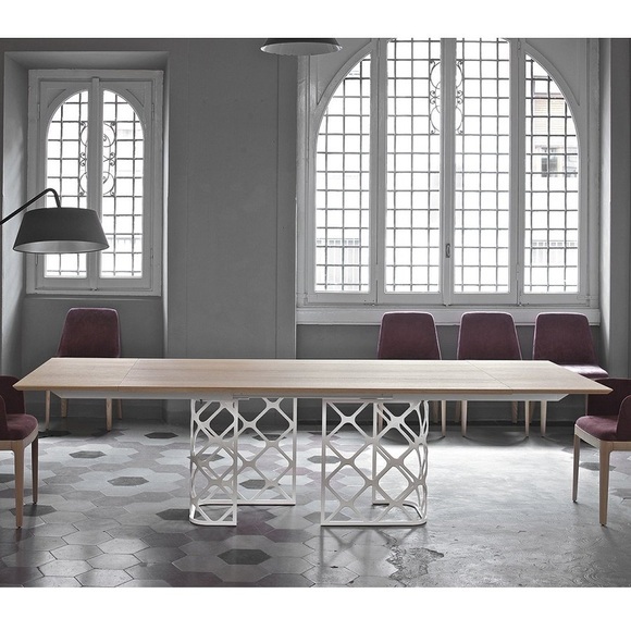 Bontempi MAJESTY Esstisch ausziehbarer mit Holzplatte