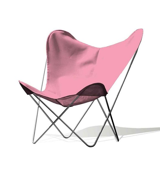 Weinbaums Hardoy Butterfly Chair OUTDOOR Batyline Rosé