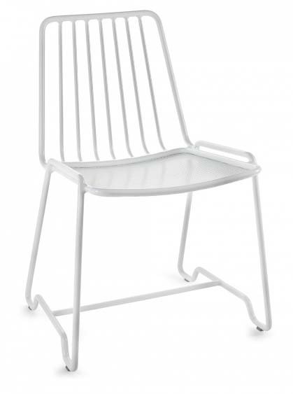 Serax Stuhl Fish & Fish 55X48 H78 cm Alu Weiss