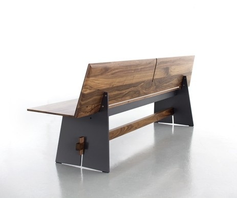 Conmoto Tension Wood Bank mit Rückenlehne