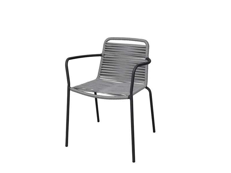 Broste Gartenstuhl Alton Alu Armstuhl W Rope