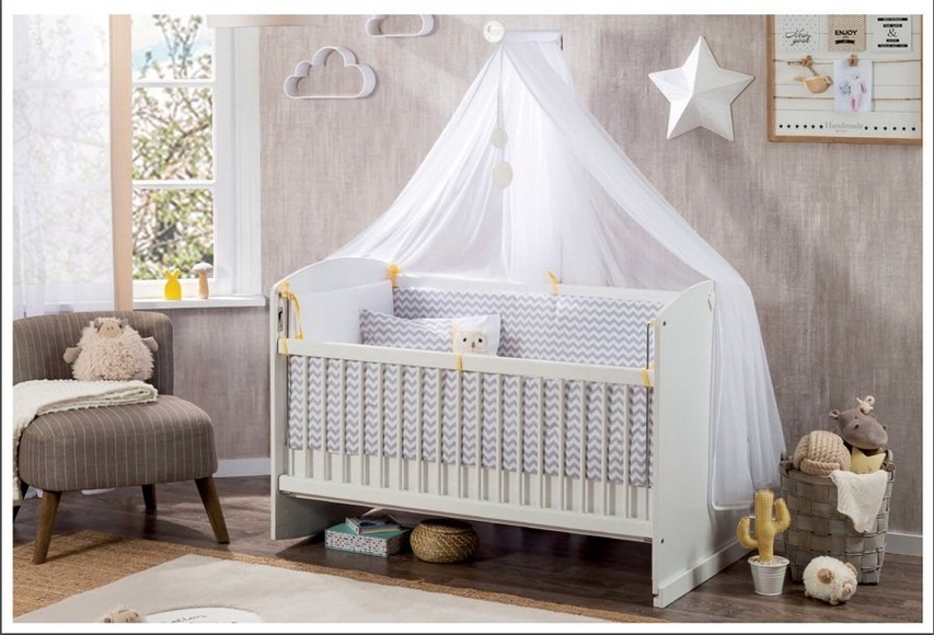 Marisil Babybett 60x120 cm Schaukelbar