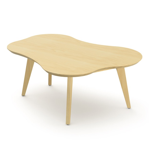Knoll Risom Amoeba Shaped Coffee Table