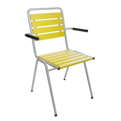 Stol Stuhl Mit Armlehnen Sonnengelb