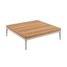 GLOSTER Grid Couchtisch Quardratisch