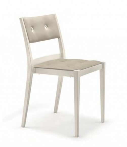 Dedon Play Essstuhl, Satin taupe/chalk