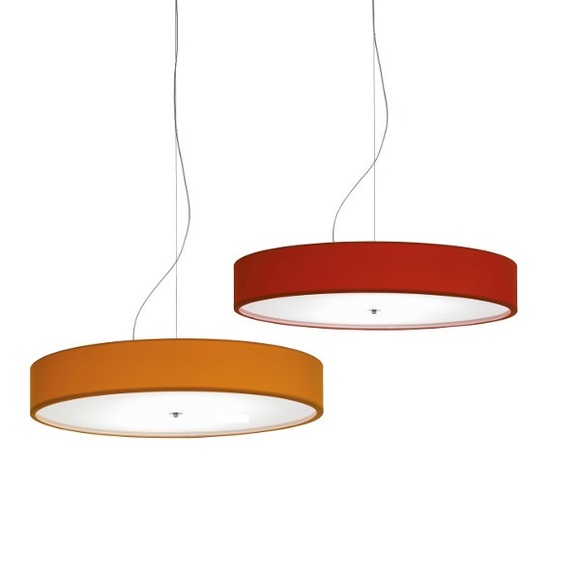 Modoluce Discovolante T5 Baumwolle/Polyester D80 Pendelleuchte