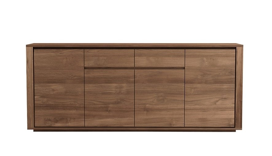 Ethnicraft Teak Elemental Sideboard with 4 Doors