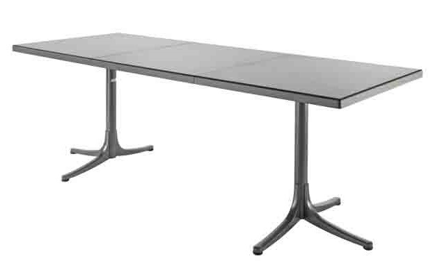 Schaffner Fiberglastisch Schaffhausen 140/210x80 Ausziehbar