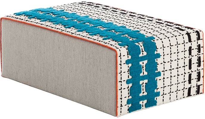 Gan Gandia Blasco Hocker Bandas Pouf (groß)