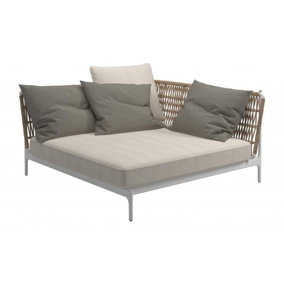 Gloster Grand Weave Lounge Eckmodul 155 cm