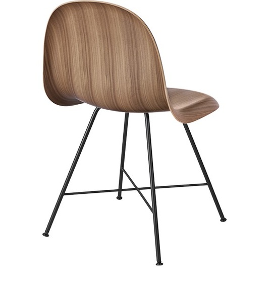 Gubi 1F Center Base Non-Stackable Chair