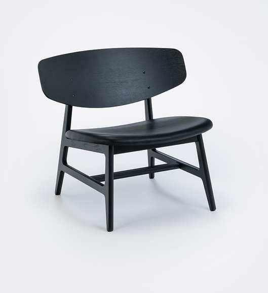 Houe Siko Lounge Chair Solid Black Stained Frame