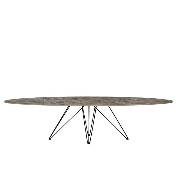 Joli Wire Tisch Oval