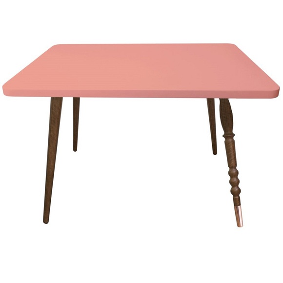 Jungle by Jungle Table basse enfant rectangle My Lovely Ballerine Ht 47 cm Noyer
