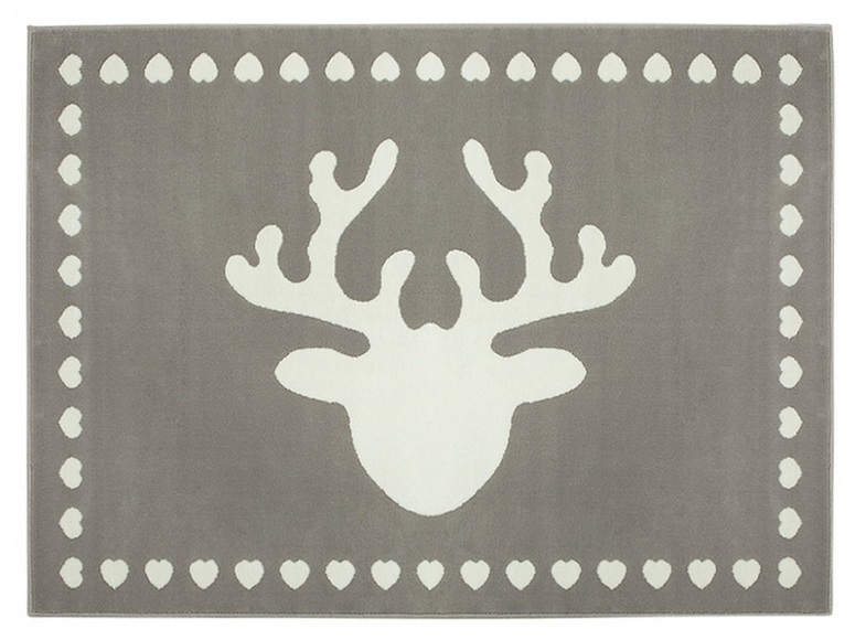 Lorena Canals Reindeer Grey 140 x 200 cm