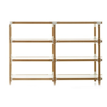 Magis Steelwood Shelving System modulares Regalsystem, 2 Ablagen