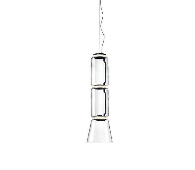 Flos Noctambule Suspension 2 Low Cylinder and Cone