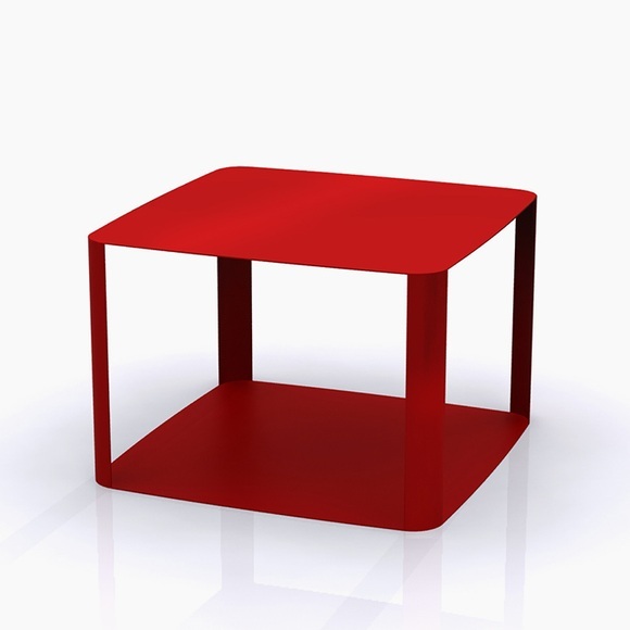 Meme Design OFFSET 2 Metal Coffee Table Size 60 x 60 x 27 H cm