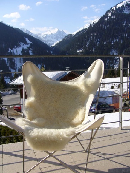 Manufaktur plus Schaffell passend zu Hardoy / Butterfly Chair