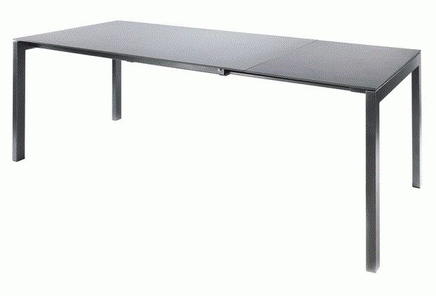 Schaffner Fiberglastisch Luzern 140/200x80 Ausziehbar