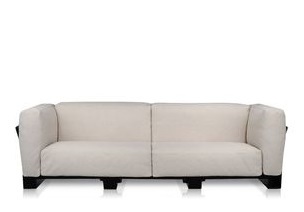 Kartell Pop Duo Zweisitzer Schwarz