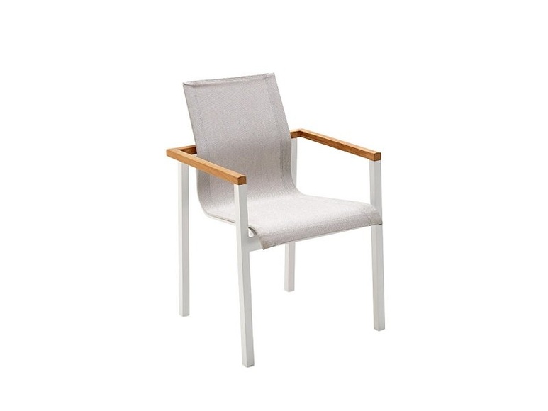 Solpuri SKY Stapelsessel mit Teak-Armlehne