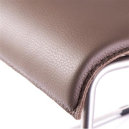 Manufaktur Plus Stapelstuhl Leder Schlamm