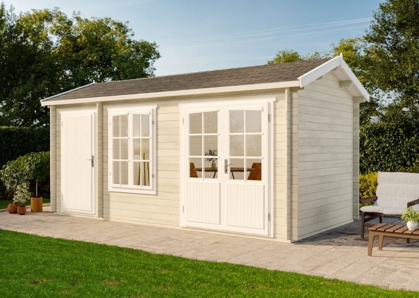 2-Raum Gartenhaus Bolton-28 XL