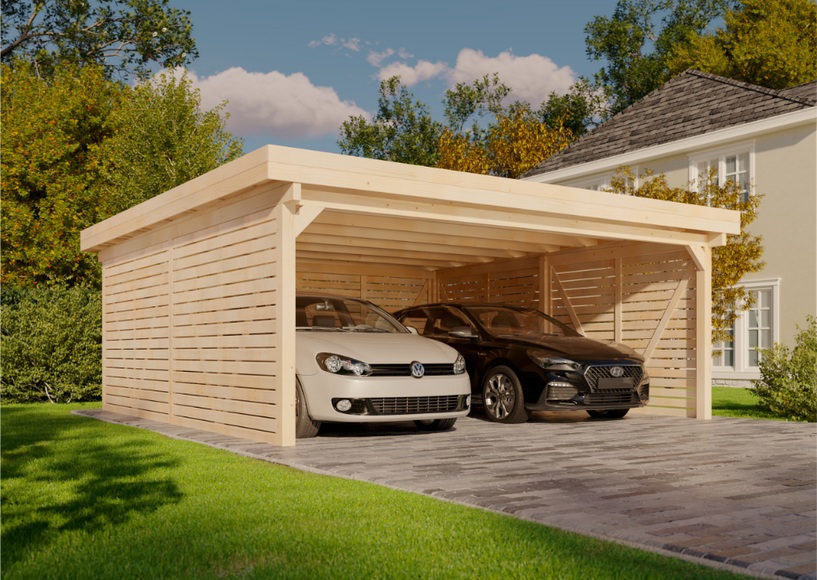 Alpholz Doppelcarport Olaf Exklusiv