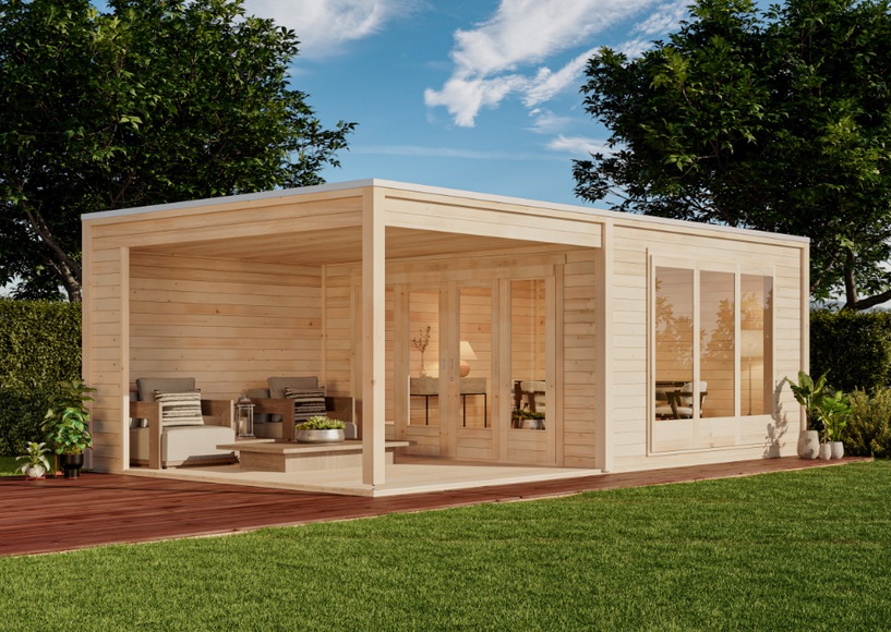 Design Gartenhaus Cubus-Plus-40