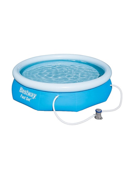 Bestway Swimming Pool Set mit Filterpumpe 305 x 76 cm
