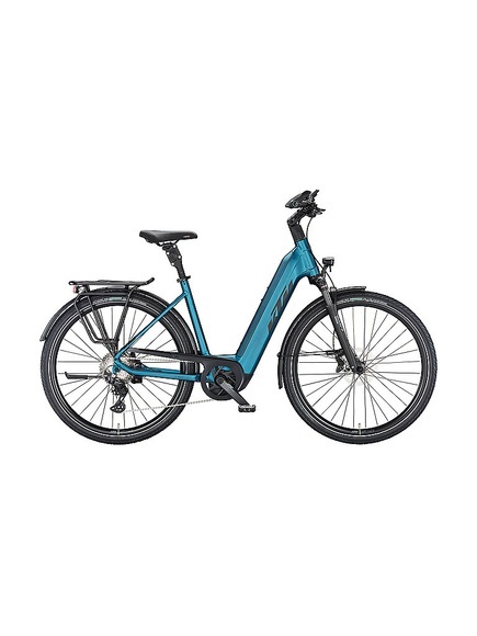 KTM Damen E-Trekkingbike 28 Macina Style 730 (Tiefeinsteiger) blau | 46CM